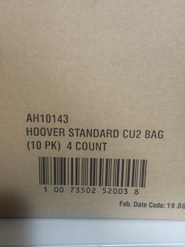 Lot Of 40 Hoover CU2 Commercial Upright Paper Bags Full Case Of 40 Bags AH10143 - Picture 3 of 3