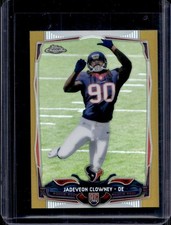 2014 Topps Chrome Mini Jadeveon Clowney RC Gold Refractor Rookie #/10 Texans