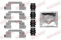 Quick Brake ZubehöRsatz, Scheibenbremsbelag 109-0010 FüR MERCEDES-BENZ