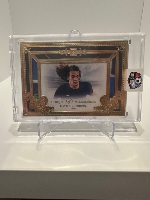 FUTERA UNIQUE 2024 MATTEO GUENDOUZI UNIQUE  1/1 GOLD FRAME PATCH - FRANCE
