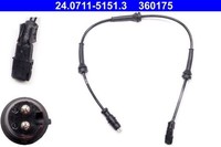 ATE Sensor, Raddrehzahl 24.0711-5151.3 FüR Renault