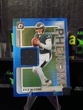 2025 Panini Donruss Optic Kyle McCord Rookie Phenoms #RPBH-KMD Blue Hyper Prizm