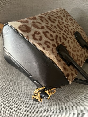 GIVENCHY kleine Antigona Schultertasche Handtasche Leopard grau gebraucht mit Aufbewahrungstasche - Bild 17 von 23