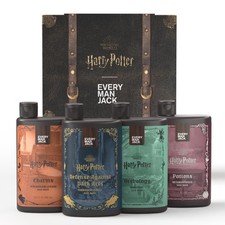 Every Man Jack Harry Potter Collectors Men's Body Wash Gift Set - Includes 4 ...