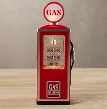 LED GAS GLITTER GLOBE, Vintage Cracker Barrel.