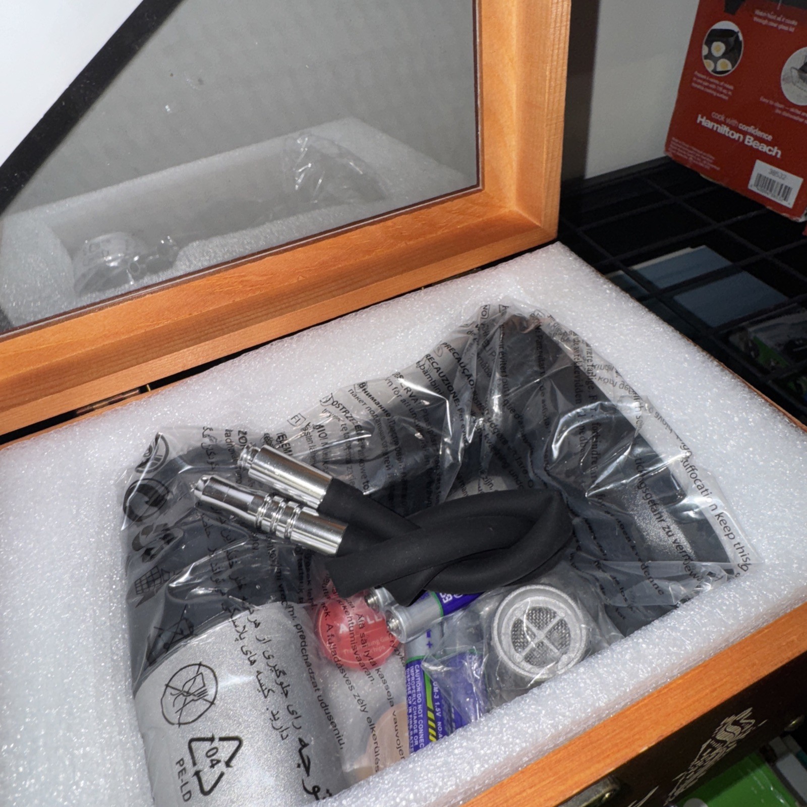 Smoking Gun Food Smoker with Wooden Smoking Box, Smoke Gun for Cocktails, Old...