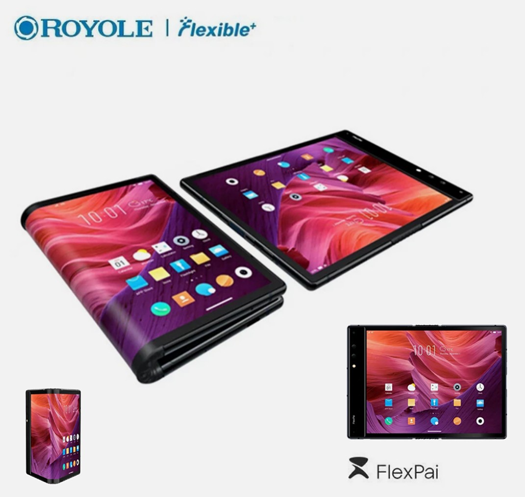 Royole FlexPai World's First 4G 7.8″ Foldable AMOLED Phone 6GB+