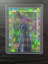 2026 Topps Chrome Marvel Sapphire Lady Henrietta Green /99 #130 (1st Appearance)
