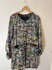 Spirit Of Courage Nnamdi Ibenagu Women’s Long Sleeve Batik Dress Size Small
