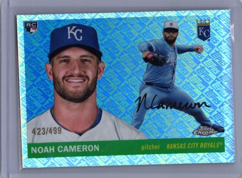 2025 Topps Chrome Platinum #218 Noah Cameron Topps Refractor #/499