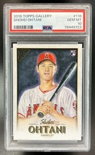 2018 Topps Gallery Shohei Ohtani RC Rookie #116 Angels PSA 10 GEM MINT