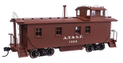 Walthers HO 30' ATSF 1300-Series Wood Caboose Santa Fe ATSF #1322 920-103205