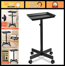 Height Adjustable Rolling Salon Trolley Cart ...