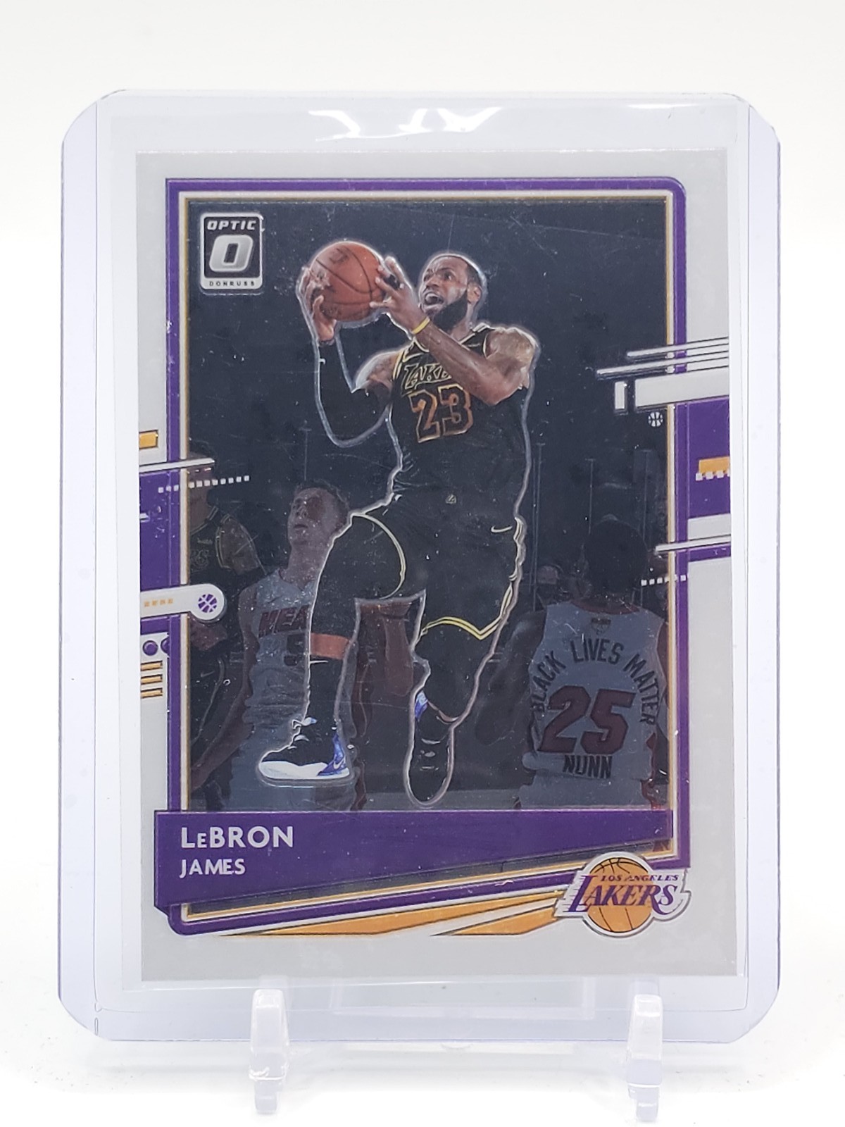 LEBRON JAMES 2020-21 DONRUSS OPTIC #13 LOS ANGELES LAKERS Q0358