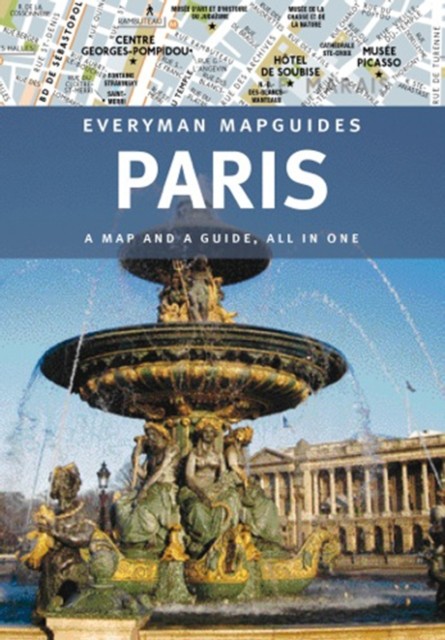 Paris Everyman Mapguide (Hardback Book)