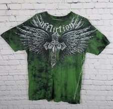 Chemise verte Affliction Live Fast taille 2XL