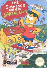 Nintendo NES - The Simpsons: Bart vs. The Space Mutants PAL-B Modul mit Anl.