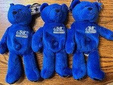  3 1999 Limited Treasures Dallas Cowboys TROY AIKMAN Blue Bear Plush