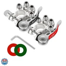 Car Battery , 2Pcs 4 Way Quick Release Disconnect Battery Terminals, Positive...