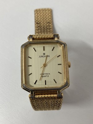 【稼働】JUNGHANS クオーツ ASTRA ブレスレットウォッチ ゴールド JUNGHANS ASTRA Quartz Gold Watch Vintage Stylish Elegant