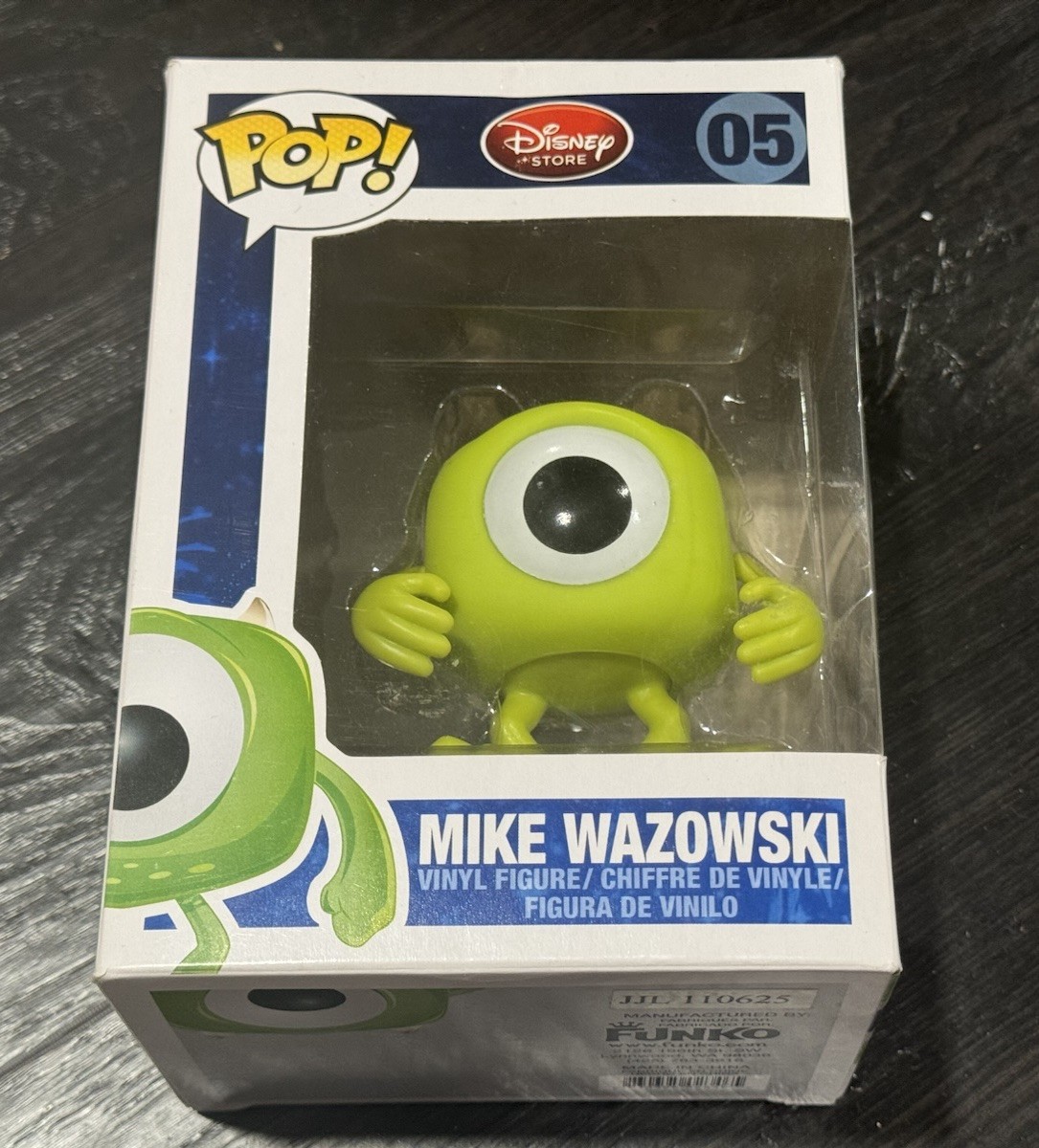 Funko Pop Mike Wazowski Disney Store Logo Serie 1 #05 Vinilo Monsters Inc