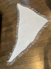 Triangle Baby Blue Scarf Shawl Fringe Trim — photo 3