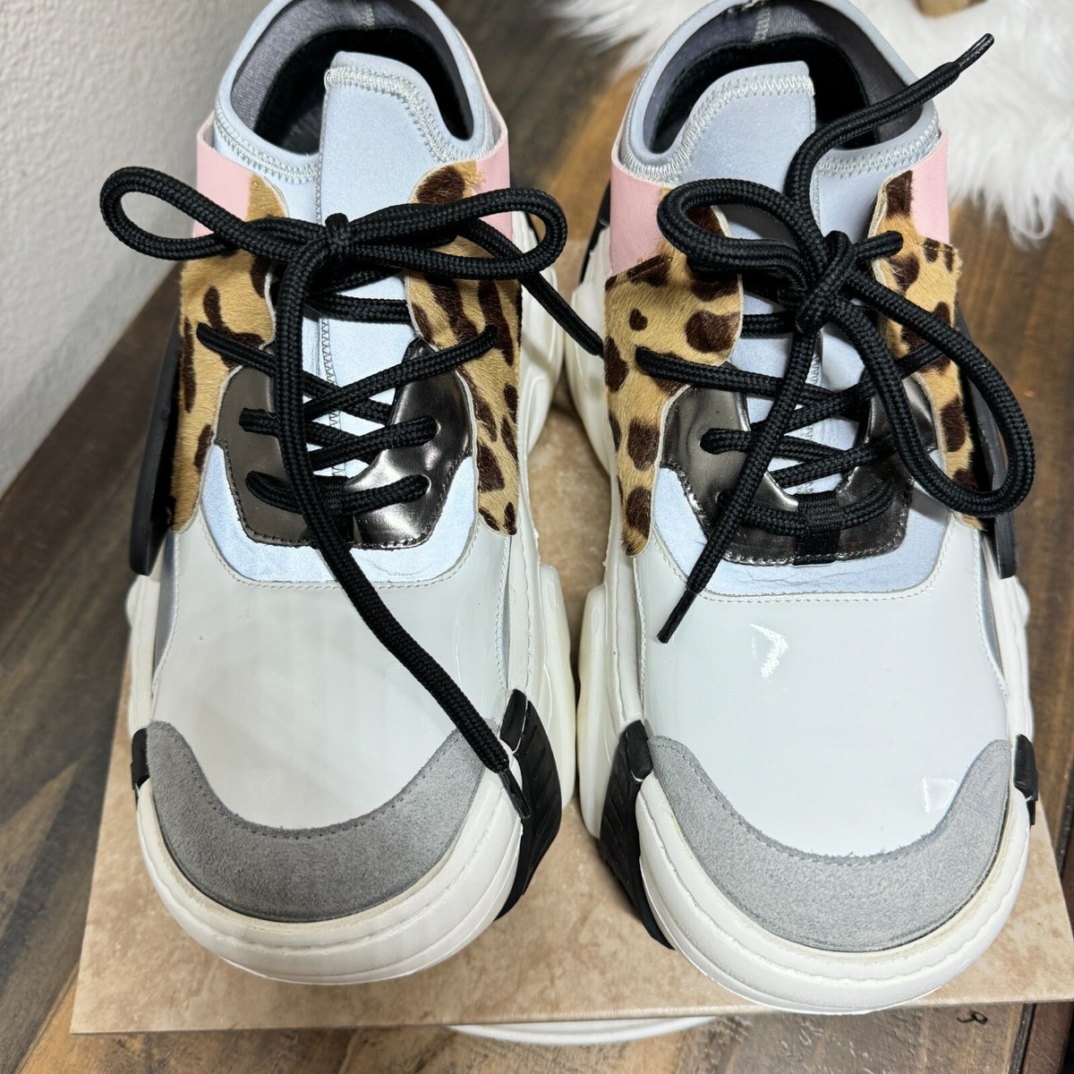 Swear London Sneakers Womens 40 US 9 Element Platform Rave Animal