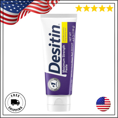 Desitin Maximum Strength Baby Diaper Rash Cream, 40% Zinc Oxide, Hypoallergenic 