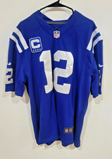 Nike On Field NFL Colts Andrew Luck Jersey #12 Captain Jersey Large