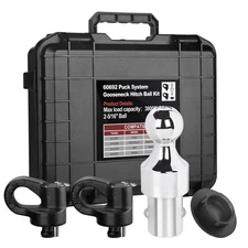 60692 - Puck System Gooseneck Hitch Ball Kit with Box, 2-5/16”, 38,000 lbs