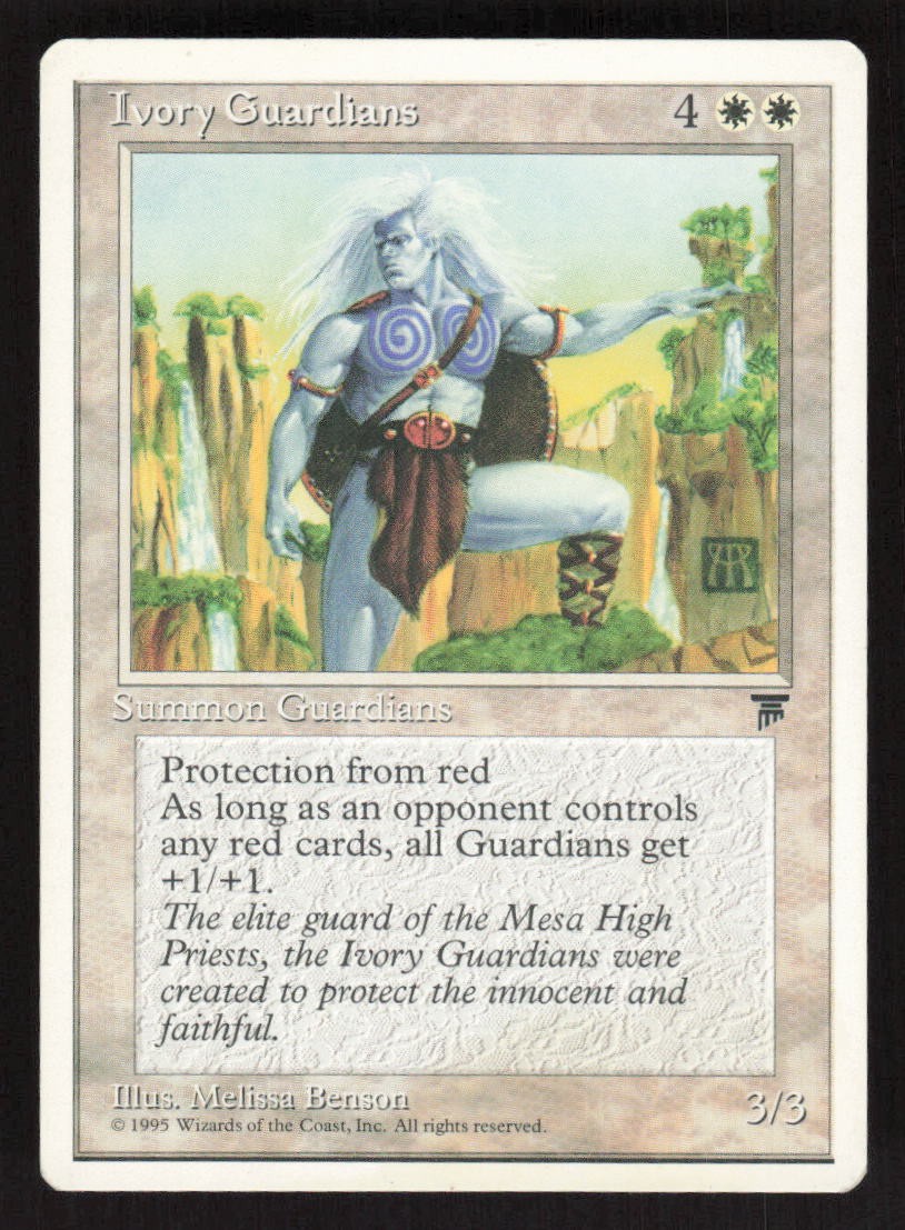 1995 Ivory Guardians Chronicles MTG