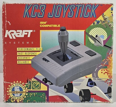  Kraft KC3 Precision Joystick Apple & IBM Compatible BKL-820047 W Box! 