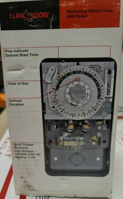 NEW Paragon, Mechanical Defrost Control Timer 8000 Series Model 8045-20
