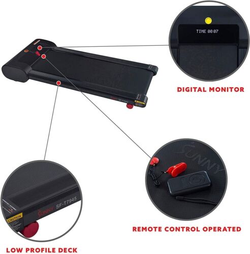 Under Desk Treadmill with Remote Control Portable Treadmill Desk for Home/Office - Picture 3 of 10