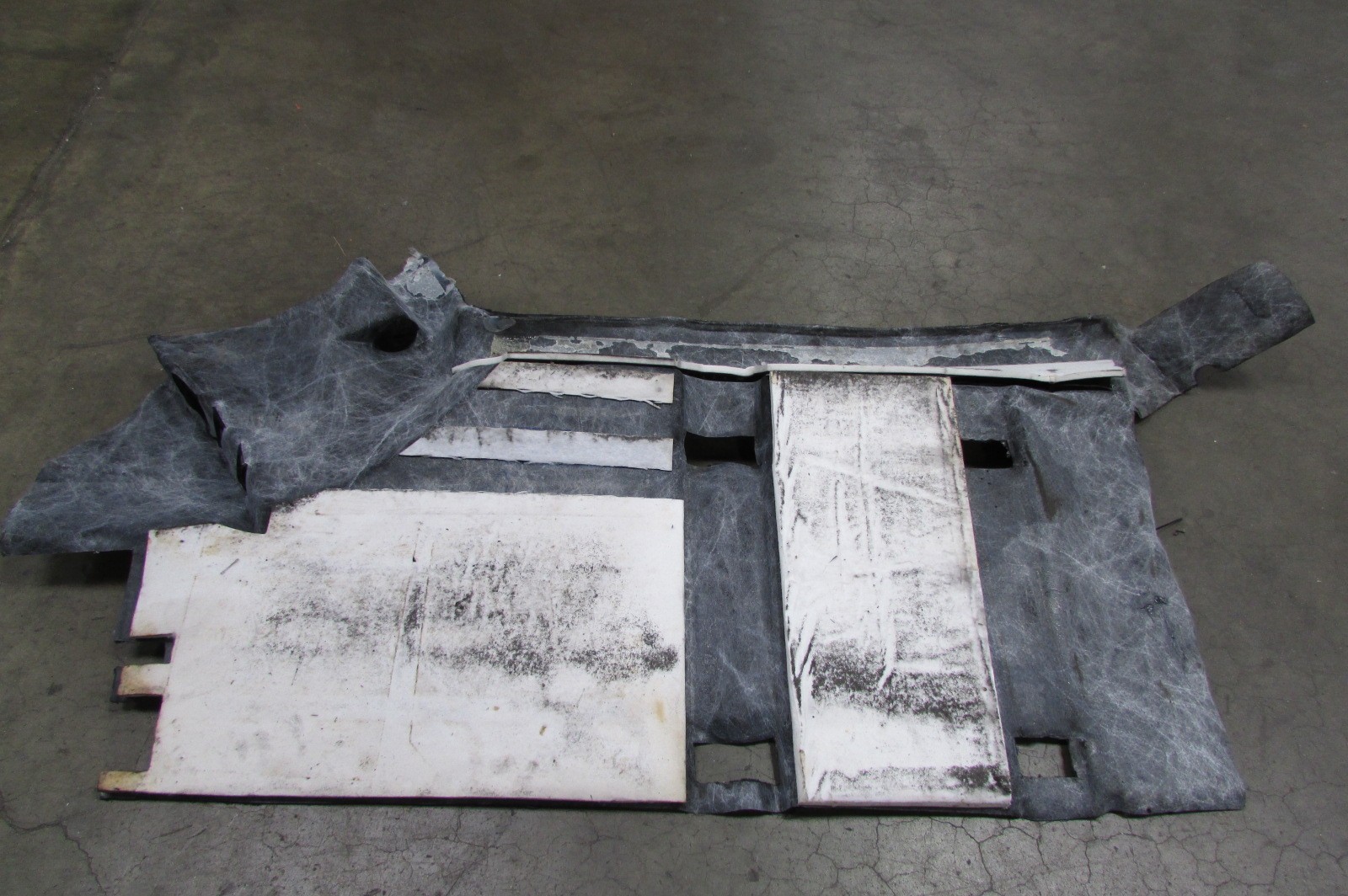 Ferrari 360, LH, Left Front Floor Carpet, Blue, Minor Burn, Used P/N 63329394