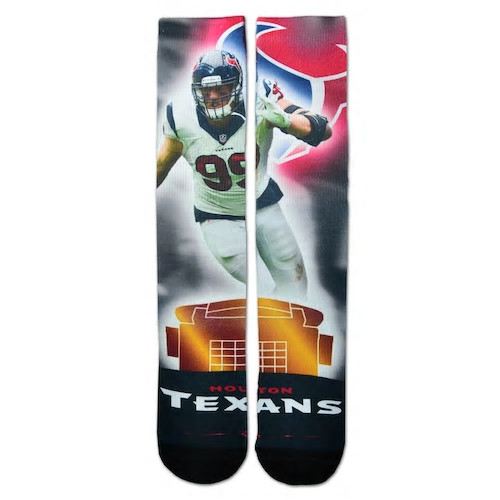 NWT $20 Adult Houston Texans Football Game Day Tailgate Socks Size Large - Picture 1 of 4
