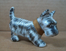Vintage Porcelain Scottish Terrier Dog Figurine Japan 