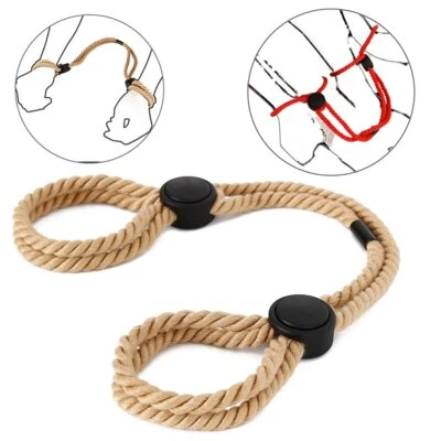 ZEROSKY Restraint-Adjustable Hand-Shackles-Slave-Sexy-Fetish-Rope-Handcuffs-BDSM-Bondage