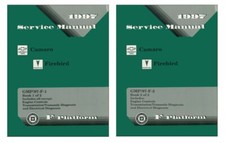 1997 Chevrolet Camaro Firebird Factory Shop Service Manual