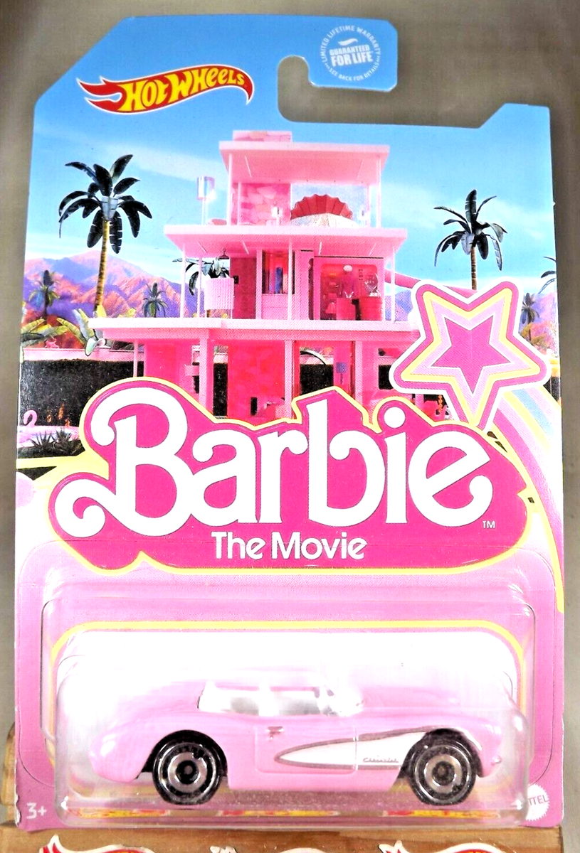 2023 Hot Wheels CHASE Barbie The Movie 1956 CORVETTE Pink w/Chrome
