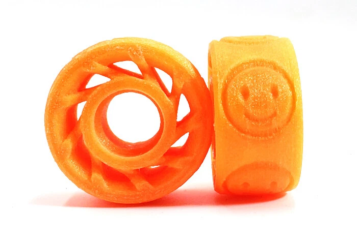 Fits XMaxx X-Maxx and Traxxas Maxx XRT Custom Wheelie Bar Wheels Smiley Face - Image 2 of 4