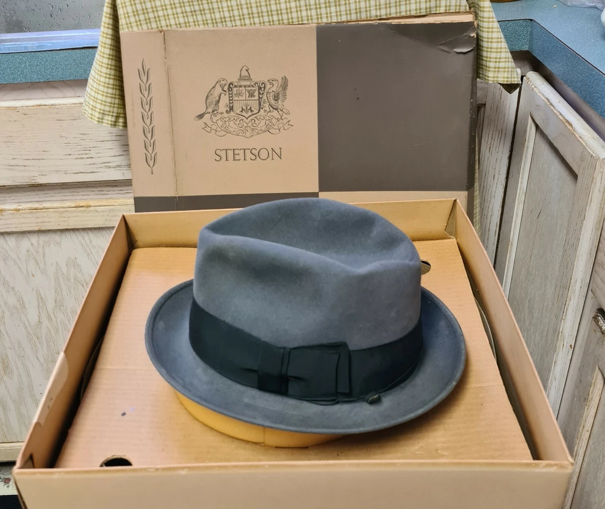 Vintage stetson fedora cheap hats for men