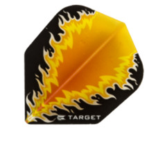 Target Vision Black Yellow Mirror Flame - Shape