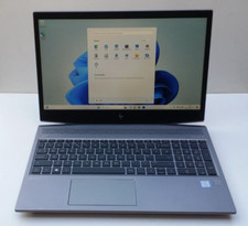 HP ZBook 15V G5 i7 8750H 16GB RAM 256GB SSD Quadro P600 GPU 15.6" FHD WIN 11 NEW