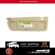 Drivers Side Left Pearl Ivory Tan Sun Visor Fits 2006-2008 Honda Civic Us Stock