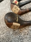 Spalding Sure-Flite Driver & 3 Wood Stainless Shafts RH Wooden Heads 4 Clubs — photo 2