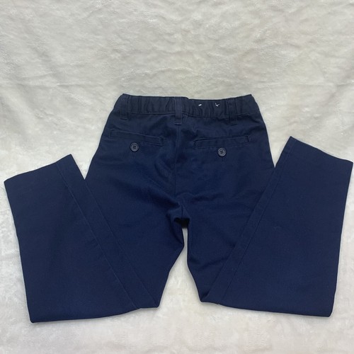 AUTHENTIC GALAXY GIRL'S NAVY BLUE STRAIGHT LEG PANTS SIZE 5 - Picture 2 of 6