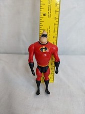 DISNEY PIXAR INCREDIBLES MR. INCREDIBLE 4" ACTION FIGURE, Posable, Jakks Pacific