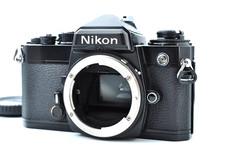 Excellent Nikon FE Black 35mm SLR Film Camera Body Japan 10519 2