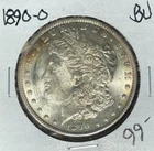 1890-O MORGAN SILVER DOLLAR ~ BU ~NICE LOOKING COIN~
